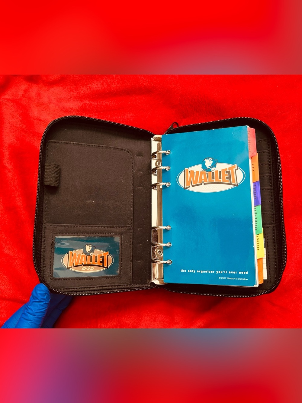 2001 Tiger Wallet Wiz all-in-one planner organizer